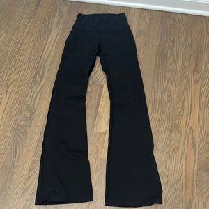 lululemon athletica Black Flared Yoga Pants